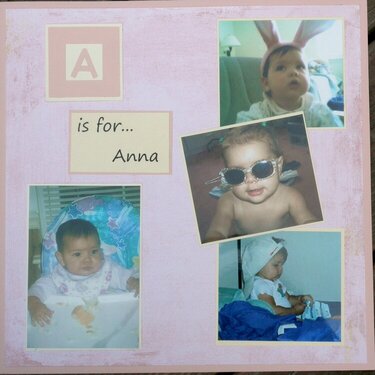 A is for Anna Layout