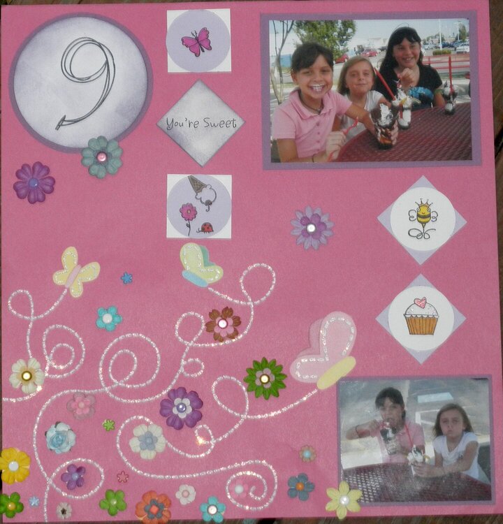 Anna&#039;s 9th Birthday Layout page 3