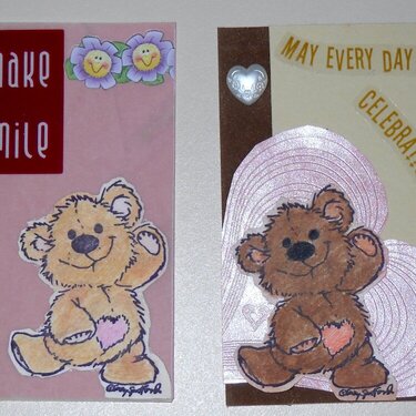 Teddy Bear ATC Cards