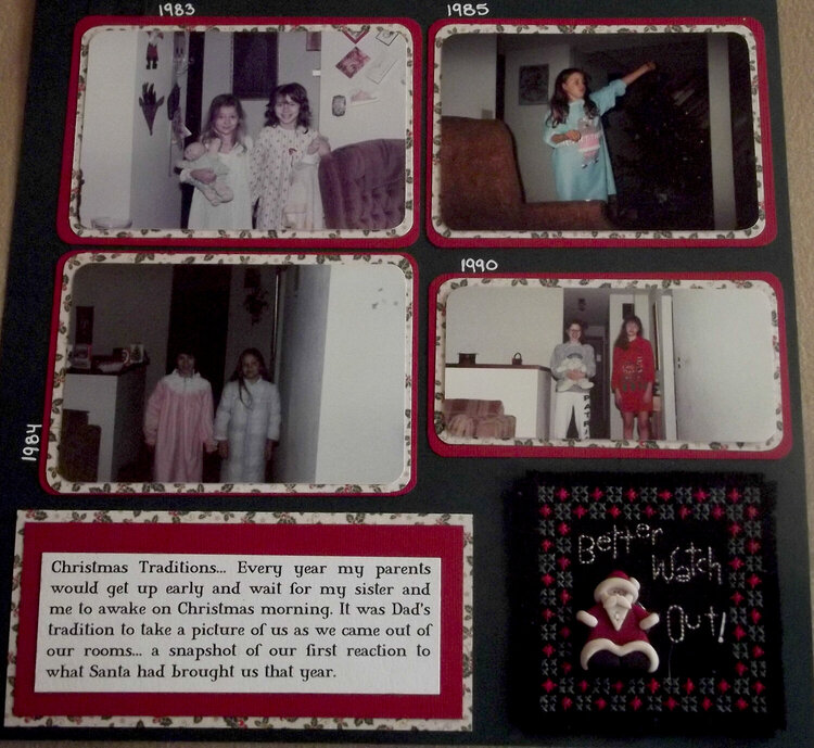 Vintage Christmas Morning Page 2 Layout