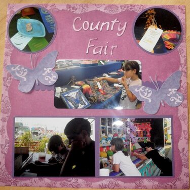 County Fair - You go Girl Layout page 1