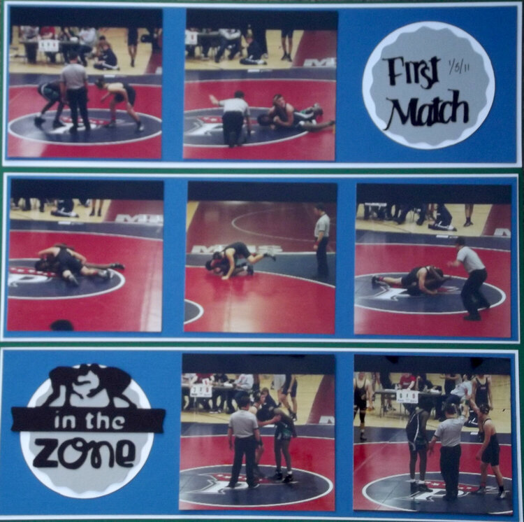 First Match Wrestling Layout