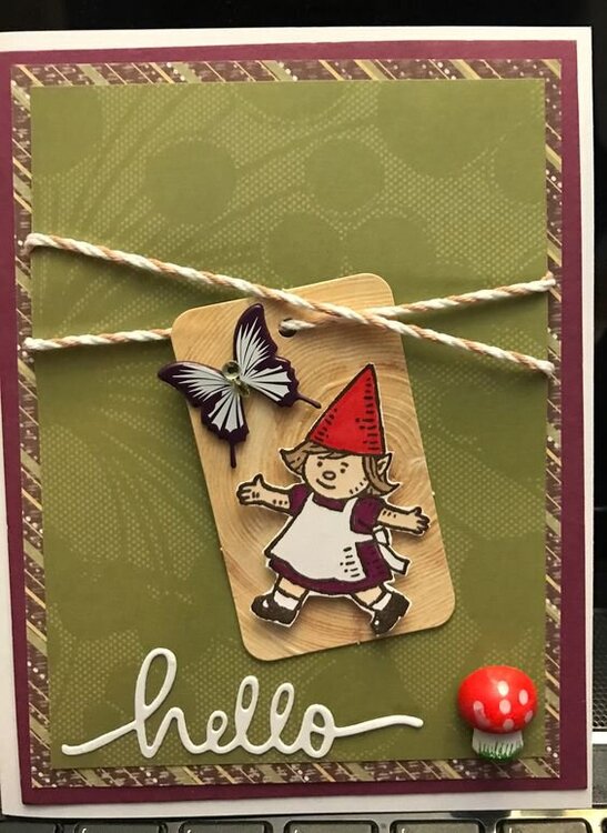 Gnome Tag Card