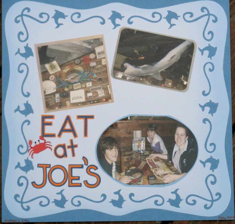 Eat at Joe&#039;s Layout