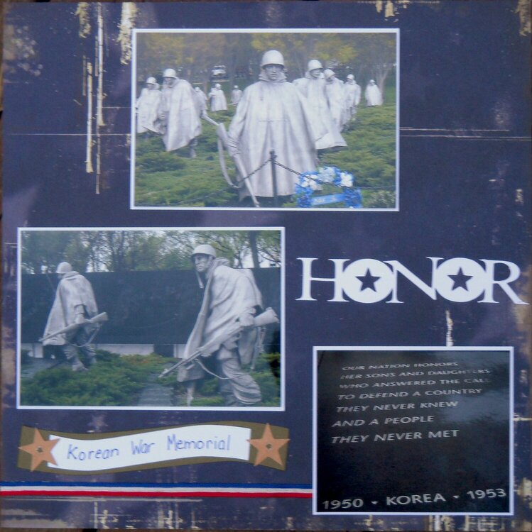 Korean War Memorial Layout page 1