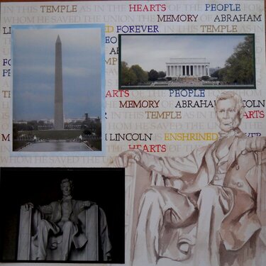 Abraham Lincoln Memorial Layout