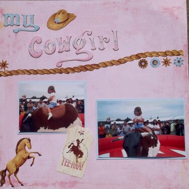 My Cowgirl Layout
