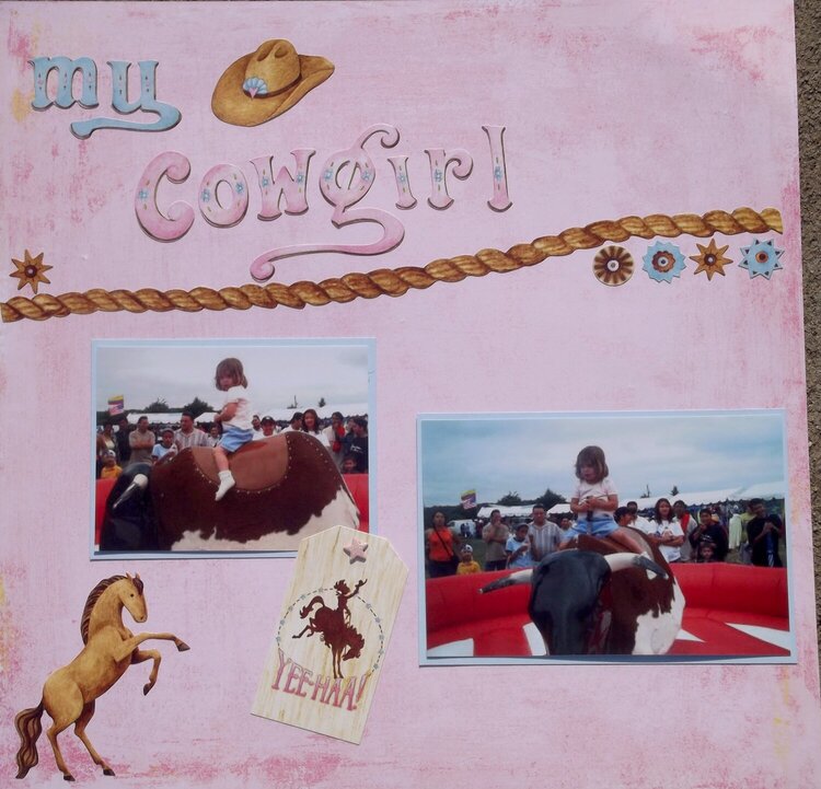 My Cowgirl Layout