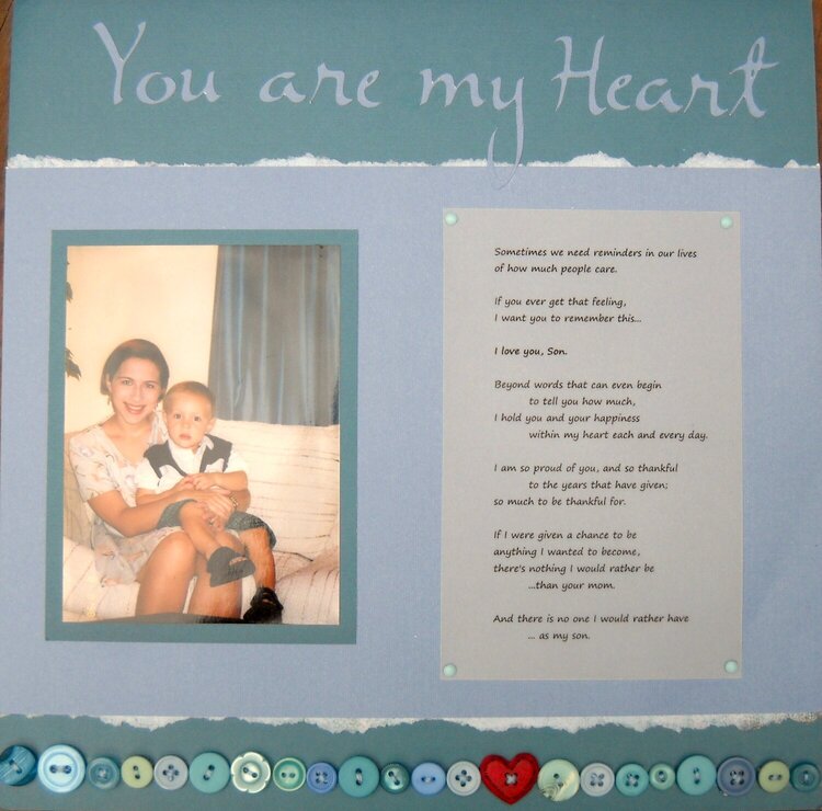 You are my Heart - Son Layout