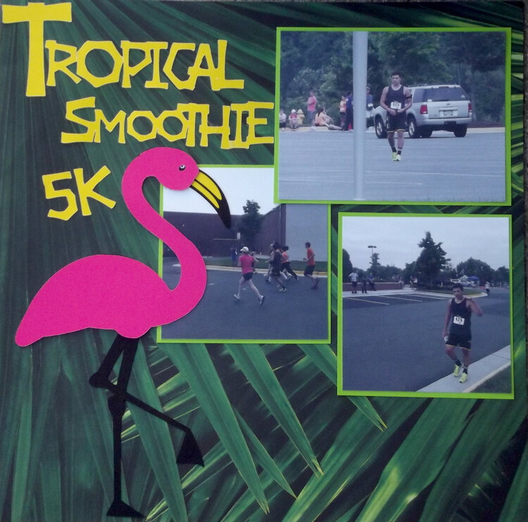 Tropical Smoothie 5K Race layout