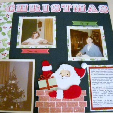 Christmas 1973 page 1 layout