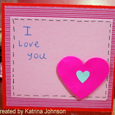 I love you card