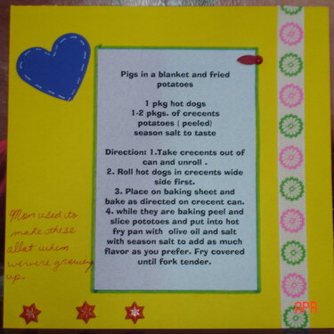 recipe scrapbook Lo