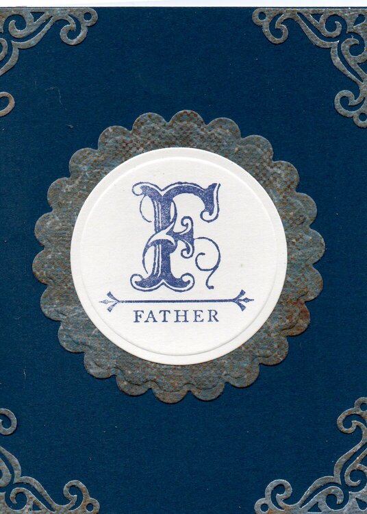 Father&#039;s Day - Blue w/borders