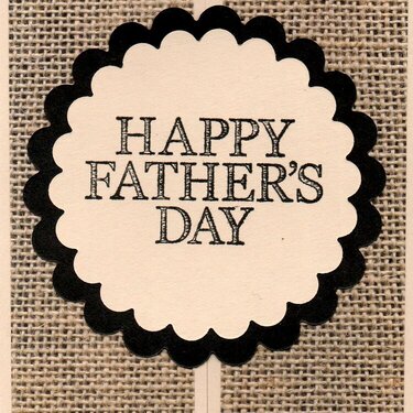 Father&#039;s Day - Burlap