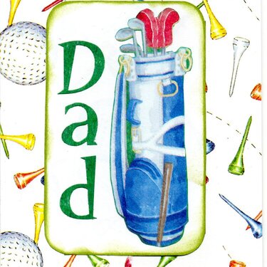 Father&#039;s Day - Golf gate fold