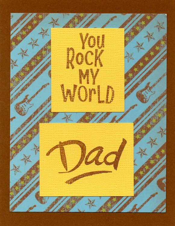 Father&#039;s Day - You rock my world