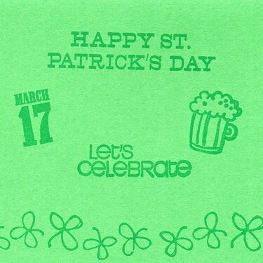 St. Patrick&#039;s Day - All Stamped