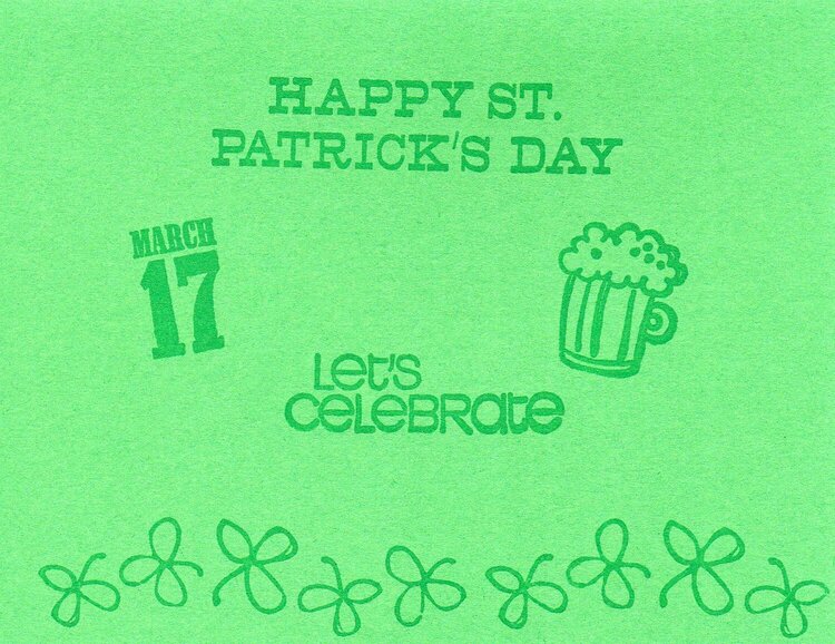 St. Patrick&#039;s Day - All Stamped