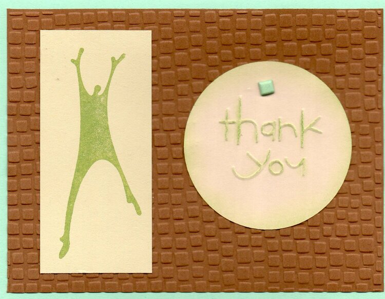 Thank You - Brown &amp; Green