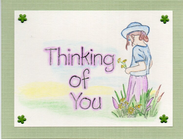 Thinking of you - Green