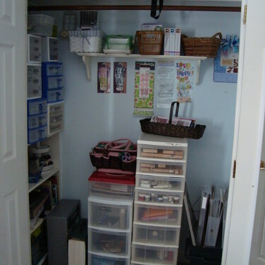 Scrapbook closet