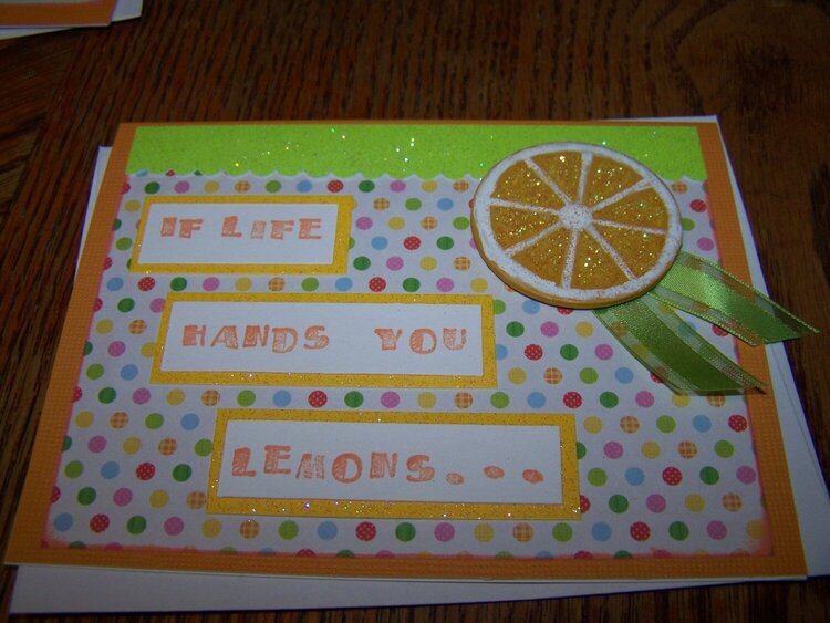 Lemon Card - Front