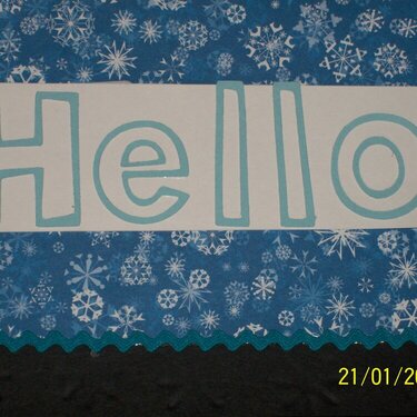 Winter Hello Card