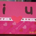 I <3 u card