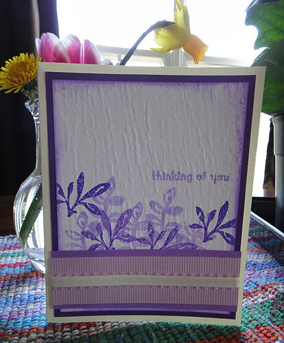 Purple Sympathy Card