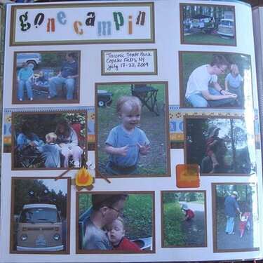July 2009 Camping, Left Page
