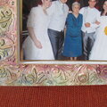 wedding photo frame board detail