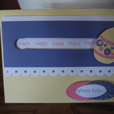 Easter Egg Spinner Card