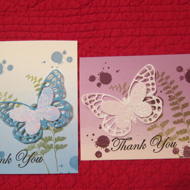 Butterfly Thank You&#039;s