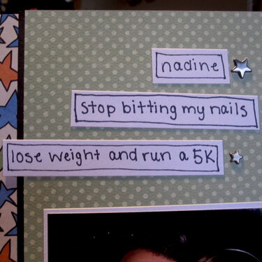 new years resolutions- detail