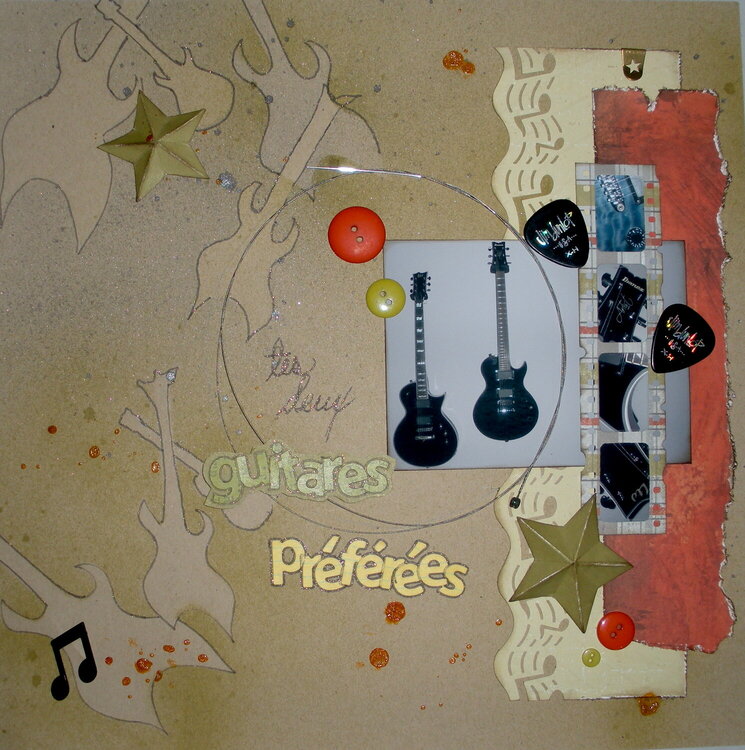 Tes deux guitares pr�f�r�es!!!