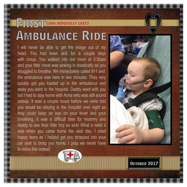 First Ambulance Ride