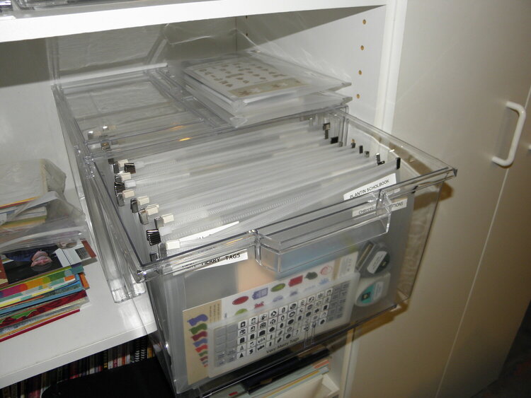 Cricut cartridge storage