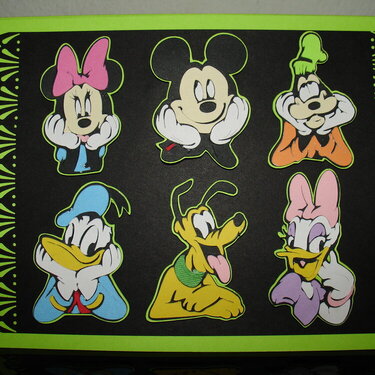 Mickey &amp; Friends B-day card