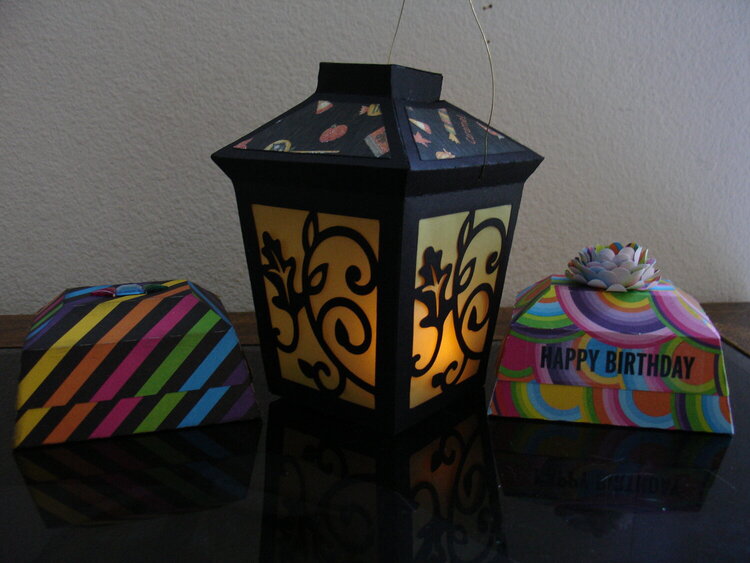 Paper Lantern and Boxes