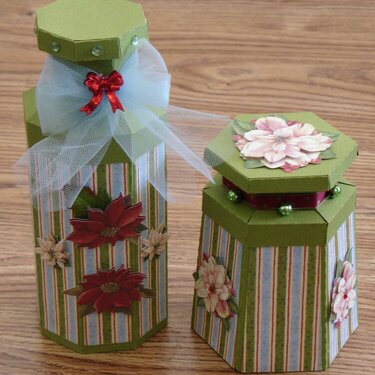 Paper Christmas Jars