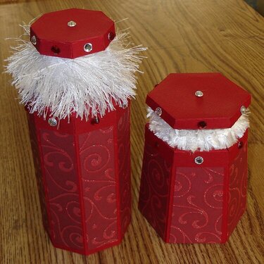 Paper Christmas Jars