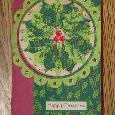 Christmas Holly Card