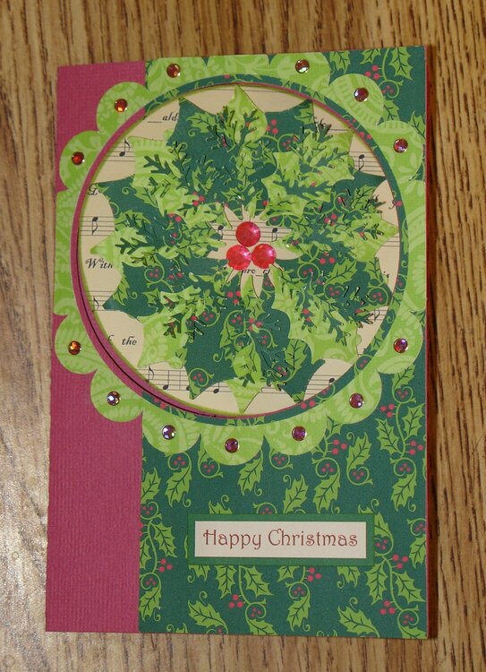 Christmas Holly Card