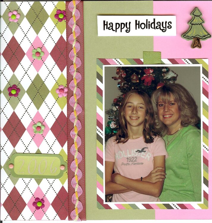 Happy Holidays 2006  8 x 8