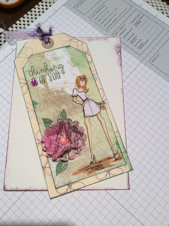 Julie Nutting mixed media doll stamps