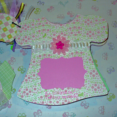 Chipboard dress book page 2