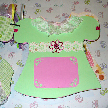 Chipboard dress book page4