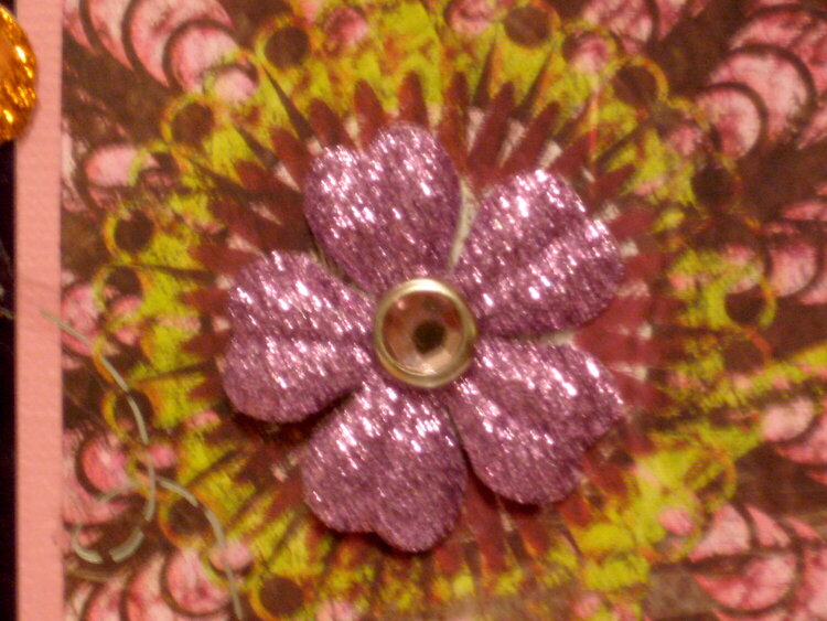 Detail of bling flower