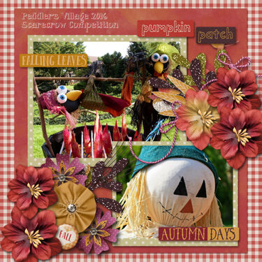 Autumn Leaves-Scarecrow Competition 2016